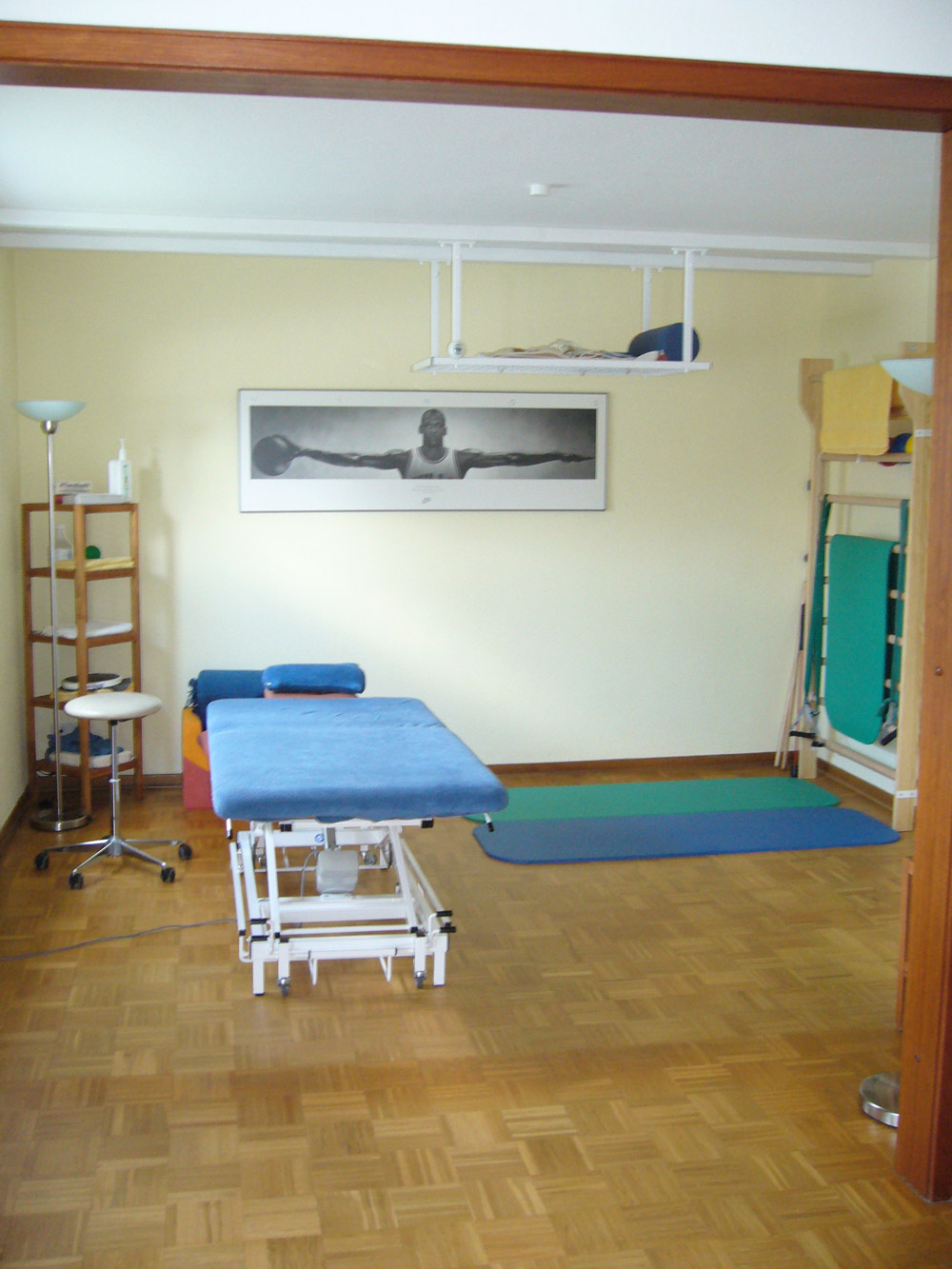 Der Behandlungsraum im Erdgeschoss